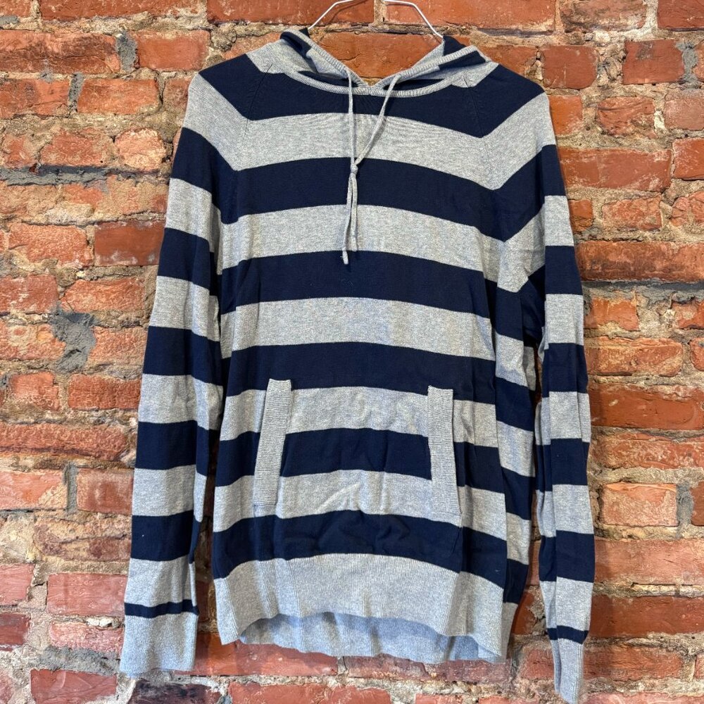 Sonoma Life + Style Men’s Striped Hooded Sweatshirt – Size XL